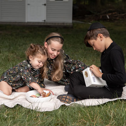 -ベビーキッズジュニア フラワー花柄 長袖ワンピース 長袖ロンパース ケーブルニットカーディガンジャケット ニットポロシャツ ロングパンツ お出かけ リンクコーデ 兄弟姉妹 お揃いコーデ - mamahalo shop - 長袖ロンパース -  べビー服 - 子供服 - 男の子 - 女の子