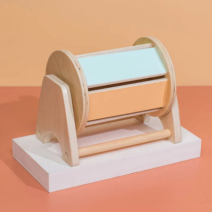 -モンテッソーリ ウッドトイ 木製おもちゃ コインボール ビジーボックス ドラム カラーシェイプ認識 教育用センサリートイ 知育玩具【mh0005821】 - mamahalo shop - Toy (おもちゃ・木製玩具）etc. -  べビー服 - 子供服 - 男の子 - 女の子