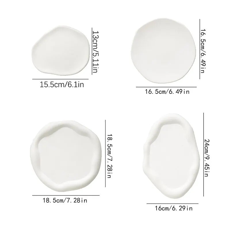 -変形石膏プレート パレット アクセサリー収納 テーブル小物置き 撮影小物【mh0004318】 - mamahalo shop - トレー・小物入れ -  べビー服 - 子供服 - 男の子 - 女の子