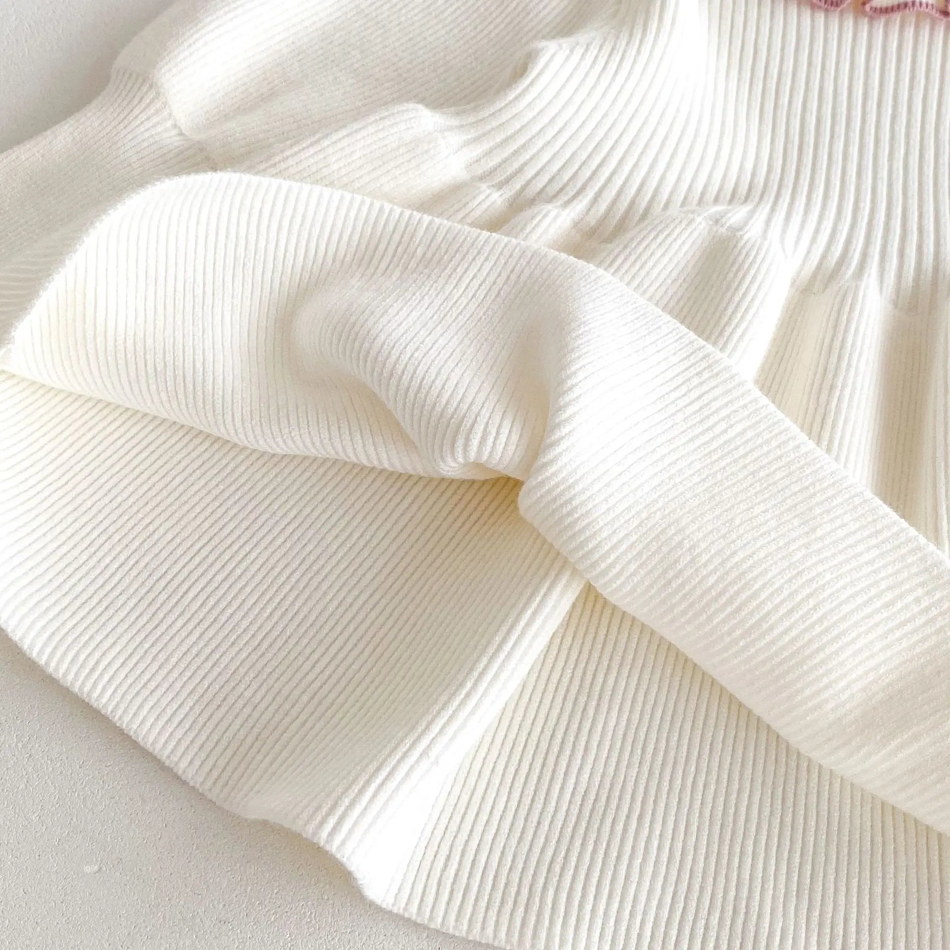 -キッズワンピース ニット 長袖パフスリーブワンピース 4カラー【mh0006628】 - mamahalo shop - 長袖ワンピース -  べビー服 - 子供服 - 男の子 - 女の子