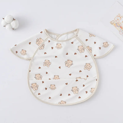 -お食事エプロン ポケットスタイ 離乳食 半袖ビブ 防水エプロン - mamahalo shop - お食事エプロン -  べビー服 - 子供服 - 男の子 - 女の子