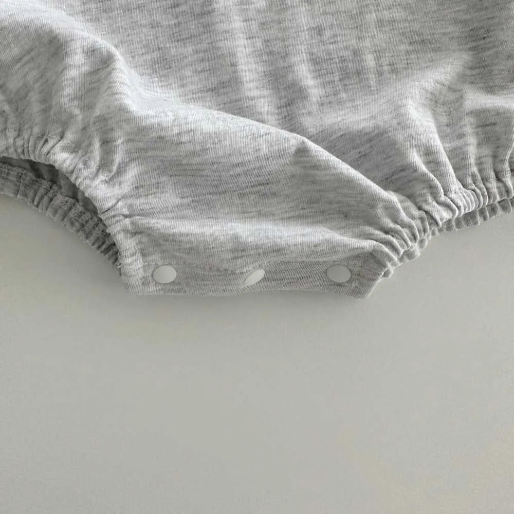 -ベビートップス/ロンパース 半袖Tシャツ/半袖ボディスーツ ワンポイントロゴ 3カラー【mh0004844】 - mamahalo shop - 半袖ロンパース -  べビー服 - 子供服 - 男の子 - 女の子