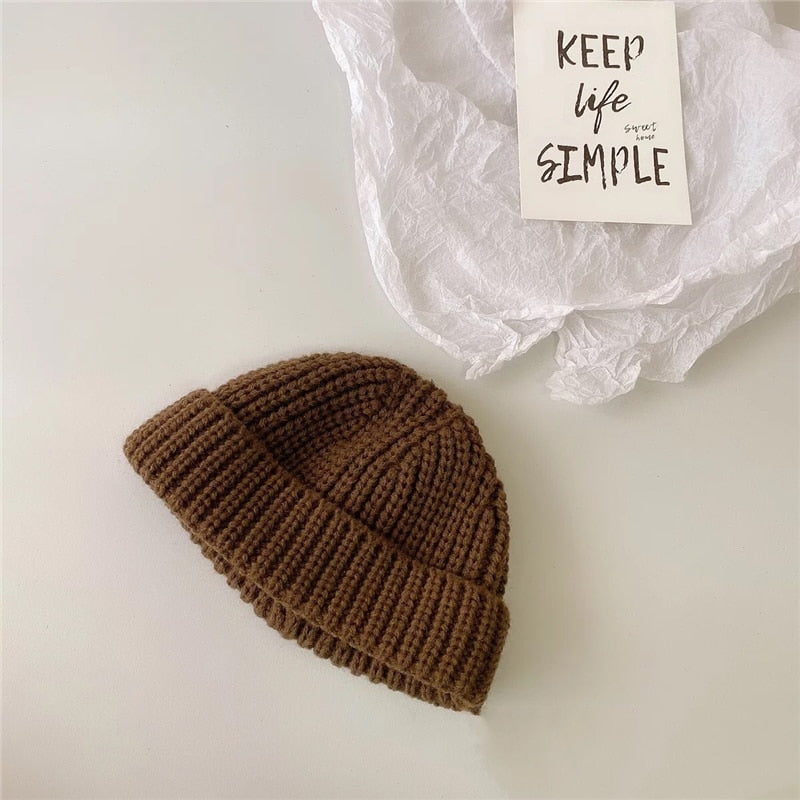 -ベビー キッズ ニット帽 ニットキャップ ワッチキャップ ボーイズ【mh0002401】 - mamahalo shop - ベビー用帽子 -  べビー服 - 子供服 - 男の子 - 女の子