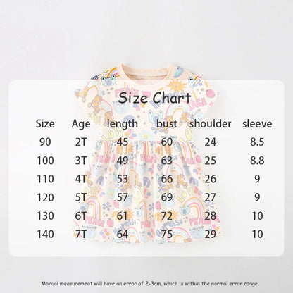 -キッズワンピース 半袖サマーワンピース お絵描きプリント柄【mh0005490】 - mamahalo shop - 半袖ワンピース -  べビー服 - 子供服 - 男の子 - 女の子