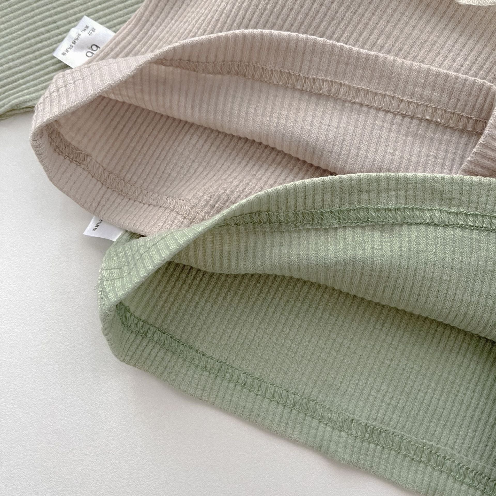 -ベビー フリル サークルカラー ピエロカラー 長袖 Tシャツ トップス ガールズ - mamahalo shop - 長袖Tシャツ -  べビー服 - 子供服 - 男の子 - 女の子