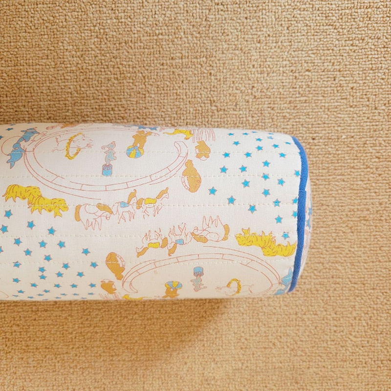 -ロングクッション 抱き枕 ベビーピロー フラワー 花柄 サーカス柄 4種 15x60cm【mh0002802】 - mamahalo shop - ベビー寝具 -  べビー服 - 子供服 - 男の子 - 女の子