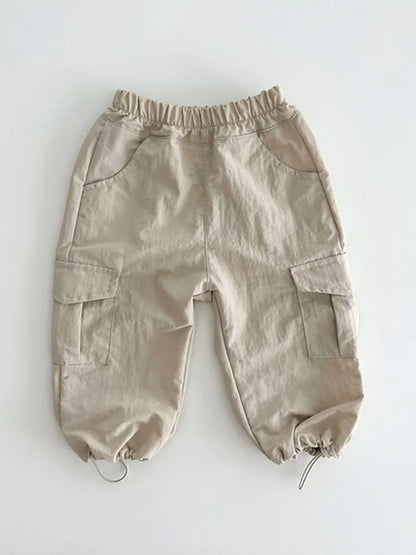 -キッズパンツ ルーズカードパンツ ロングワークパンツ 4カラー【mh0004067】 - mamahalo shop - ロングパンツ・スウェットパンツ -  べビー服 - 子供服 - 男の子 - 女の子