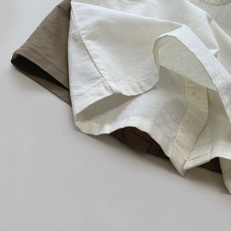 -キッズトップス ノースリーブシャツ シンプルペーシック 2カラー【mh0006327】 - mamahalo shop - タンクトップ・キャミソール・ノースリーブトップス -  べビー服 - 子供服 - 男の子 - 女の子