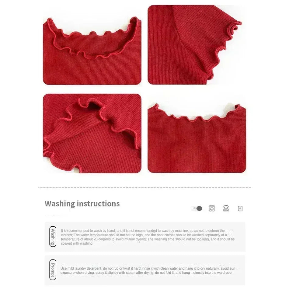 -キッズトップス 半袖フリルTシャツ シンプルベーシック【mh0005666】 - mamahalo shop - 半袖Tシャツ -  べビー服 - 子供服 - 男の子 - 女の子