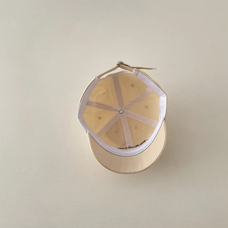 -ベビー帽子 キャップ 野球帽 レターロゴ刺繍 ハット【mh0005447】 - mamahalo shop - ベビー用帽子 -  べビー服 - 子供服 - 男の子 - 女の子