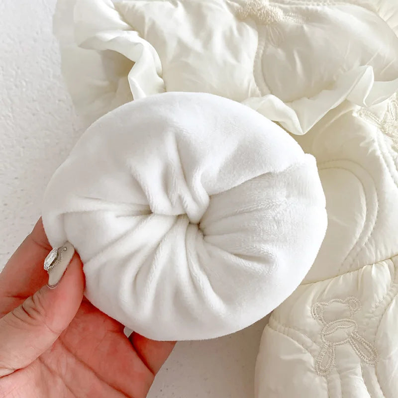 -ベビーアウター キルティングコート ビッグカラージャケット バックリボン うさぎバニー刺繍 - mamahalo shop - ショートコート・ジャケット・ジャンパー -  べビー服 - 子供服 - 男の子 - 女の子