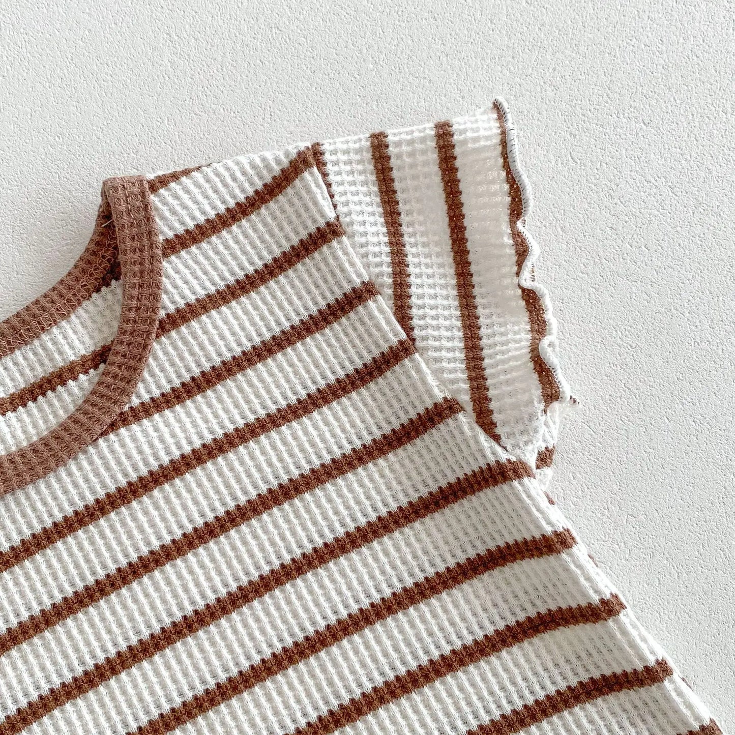 -キッズセットアップ 2点セット 半袖Tシャツ+ショートパンツ ボーダー 2カラー【mh0005581】 - mamahalo shop - 半袖セットアップ -  べビー服 - 子供服 - 男の子 - 女の子