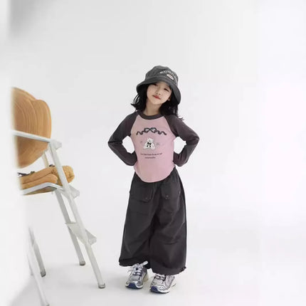 キッズパンツ ポケットルーズパンツ 2カラー - mamahalo shop - ロングパンツ・スウェットパンツ -  べビー服 - 子供服 - 男の子 - 女の子