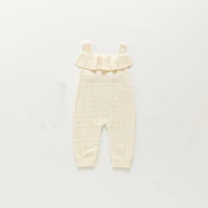 -ベビーサロペット ニット サスペンダージャンプスーツ 2カラー【mh0006146】 - mamahalo shop - サロペットパンツ・サスペンダーパンツ -  べビー服 - 子供服 - 男の子 - 女の子