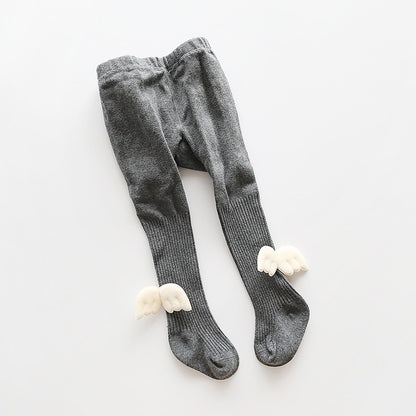 -ベビー キッズ 天使の羽 タイツ 靴下 ガールズ - mamahalo shop - ベビー用靴下・タイツ -  べビー服 - 子供服 - 男の子 - 女の子