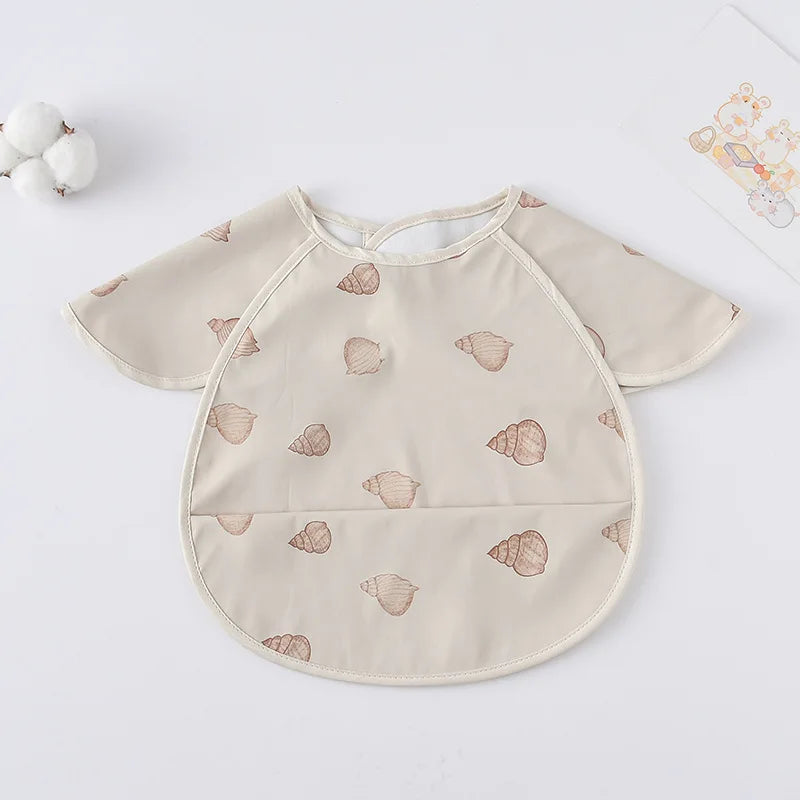 -お食事エプロン ポケットスタイ 離乳食 半袖ビブ 防水エプロン - mamahalo shop - お食事エプロン -  べビー服 - 子供服 - 男の子 - 女の子