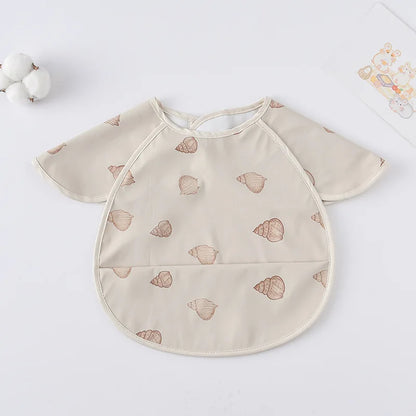 -お食事エプロン ポケットスタイ 離乳食 半袖ビブ 防水エプロン - mamahalo shop - お食事エプロン -  べビー服 - 子供服 - 男の子 - 女の子