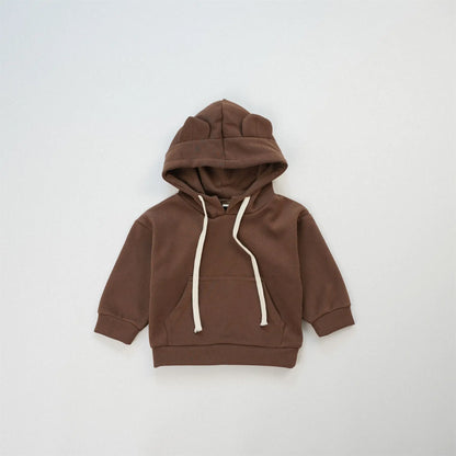 -キッズトップス 耳付きフーディスウェットパーカー 2カラー【mh0007042】 - mamahalo shop - トレーナー・フーディ -  べビー服 - 子供服 - 男の子 - 女の子