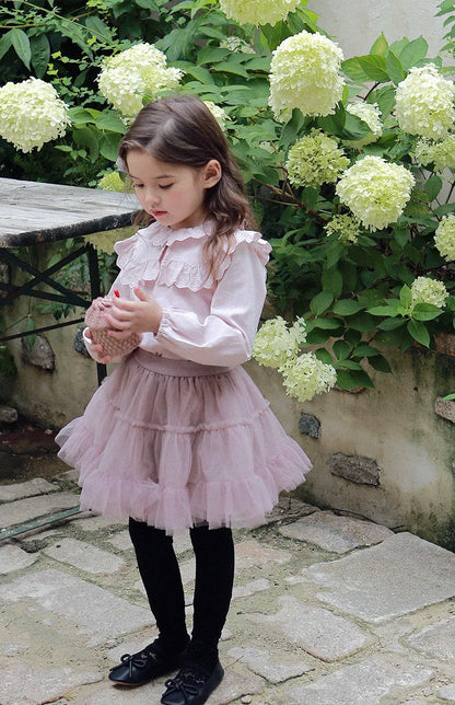 -キッズスカート チュチュ チュールボリュームスカート プリンセススカート 2カラー ガールズ 女の子 子供服 - mamahalo shop - スカート -  べビー服 - 子供服 - 男の子 - 女の子