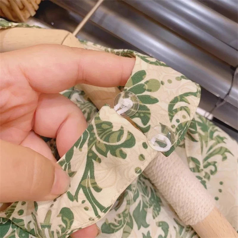 -☺︎ キッズセットアップ 2点セット ホルターネックチュニックブラウス+ショートパンツ アラベスク柄 2カラー - mamahalo shop - ノースリーブセットアップ -  べビー服 - 子供服 - 男の子 - 女の子