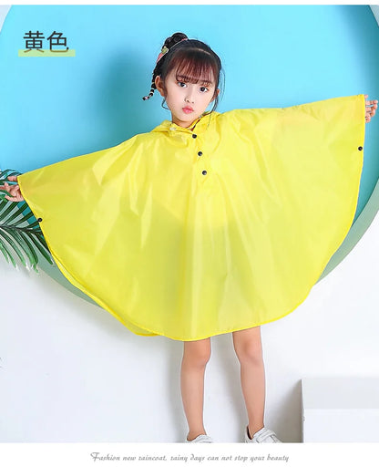 -キッズレインコート 雨具 フーディレインポンチョ 防水コート【mh0007072】 - mamahalo shop - レインコート -  べビー服 - 子供服 - 男の子 - 女の子