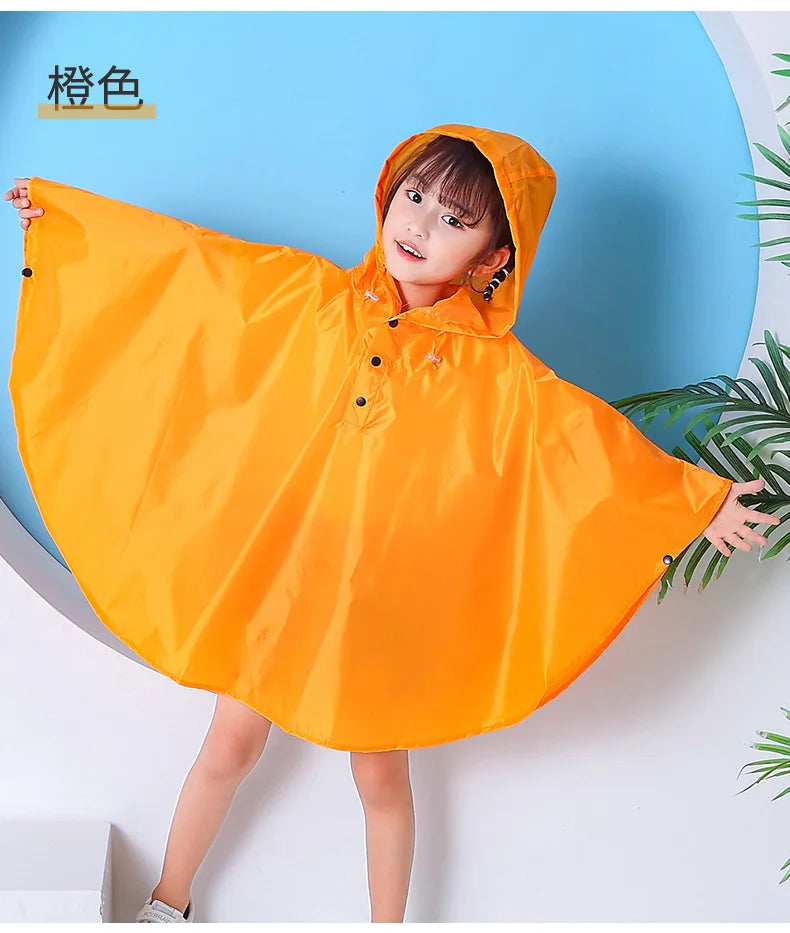 -キッズレインコート 雨具 フーディレインポンチョ 防水コート【mh0007072】 - mamahalo shop - レインコート -  べビー服 - 子供服 - 男の子 - 女の子