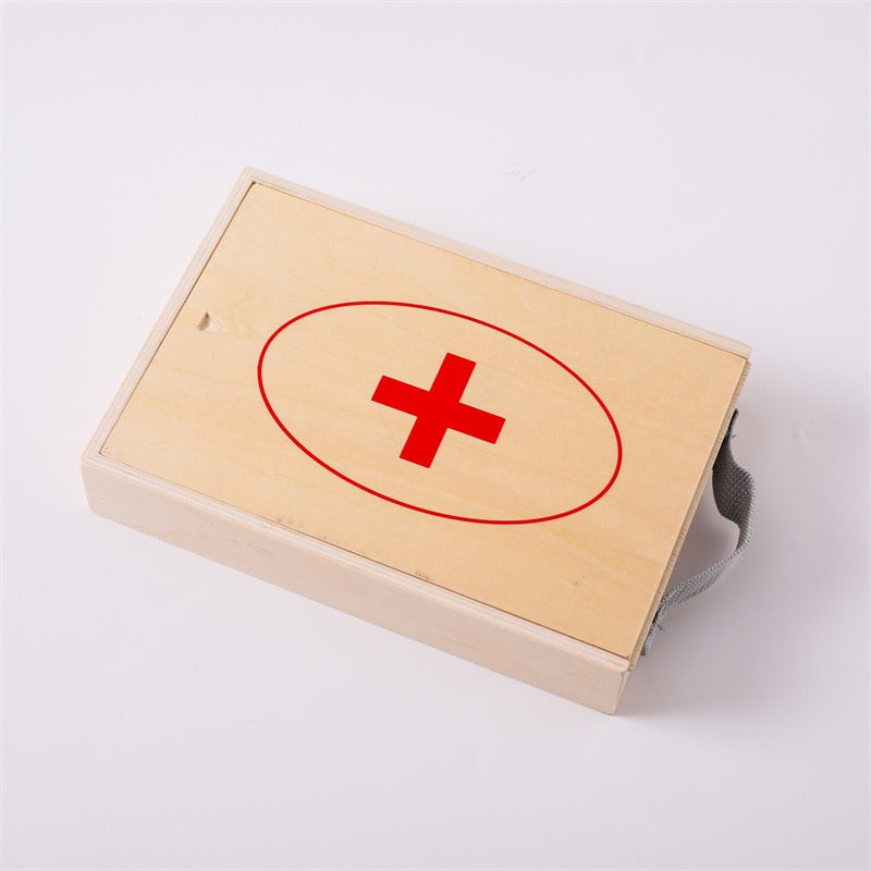 -ウッドトイ おままごと お医者さんごっこ おもちゃ 木製 キッズ セット ユニセックス 男の子 女の子【mh0002804】 - mamahalo shop - Toy (おもちゃ・木製玩具）etc. -  べビー服 - 子供服 - 男の子 - 女の子