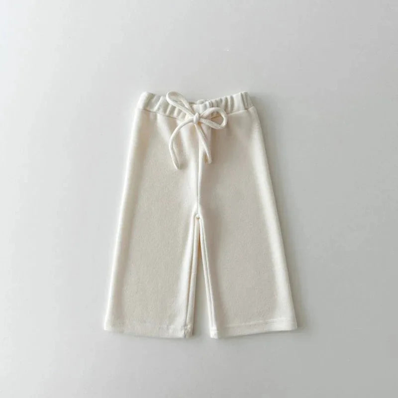 -キッズパンツ シンプルベーシックワイドスウェットパンツ 5カラー - mamahalo shop - ロングパンツ・スウェットパンツ -  べビー服 - 子供服 - 男の子 - 女の子