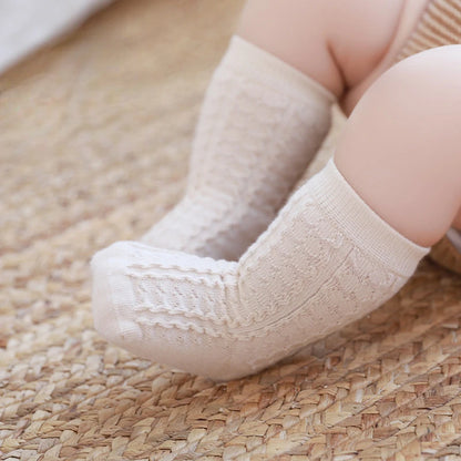 -ベビーキッズソックス 靴下3足セット シンプルベーシック【mh0007177】 - mamahalo shop - ベビー用靴下・タイツ -  べビー服 - 子供服 - 男の子 - 女の子