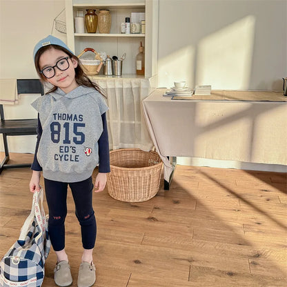 -キッズパンツ YES/NOプリントロゴリブレギンスパンツ 3カラー - mamahalo shop - レギンスパンツ -  べビー服 - 子供服 - 男の子 - 女の子