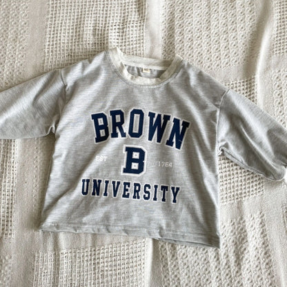 -キッズトップス 長袖アメカジプリントTシャツ レターロゴ2カラー - mamahalo shop - 長袖Tシャツ -  べビー服 - 子供服 - 男の子 - 女の子