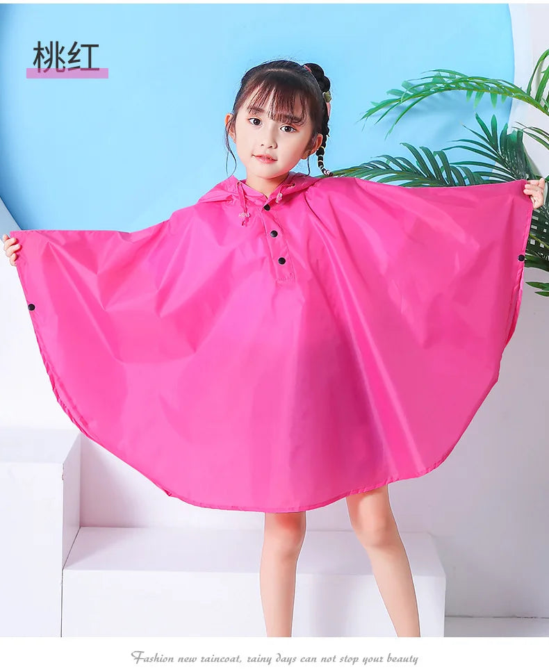 -キッズレインコート 雨具 フーディレインポンチョ 防水コート【mh0007072】 - mamahalo shop - レインコート -  べビー服 - 子供服 - 男の子 - 女の子