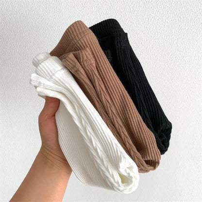 -ベビーパンツ レギンスパンツ ボーダー 無地 シンプルベーシック - mamahalo shop - レギンスパンツ -  べビー服 - 子供服 - 男の子 - 女の子