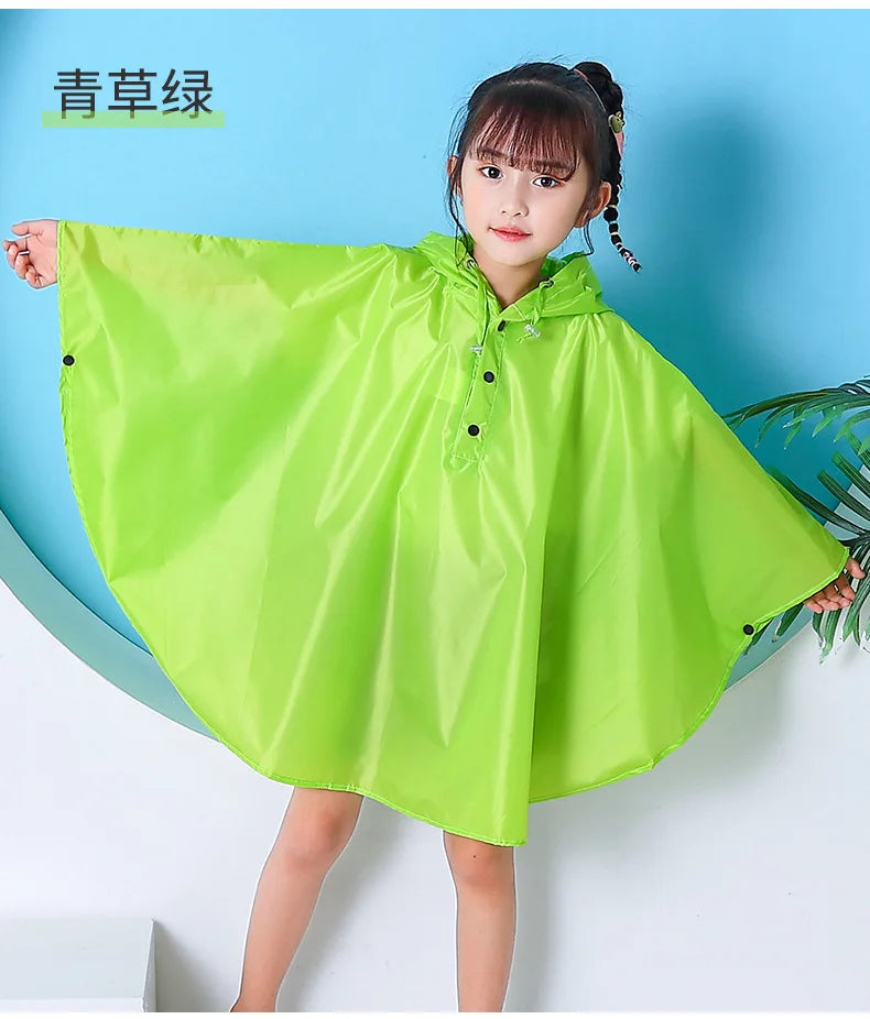 -キッズレインコート 雨具 フーディレインポンチョ 防水コート【mh0007072】 - mamahalo shop - レインコート -  べビー服 - 子供服 - 男の子 - 女の子