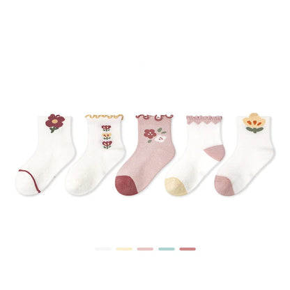 -ベビーソックス 靴下 5足セット ショートソックス サマーソックス【mh0005280】 - mamahalo shop - ベビー用靴下・タイツ -  べビー服 - 子供服 - 男の子 - 女の子