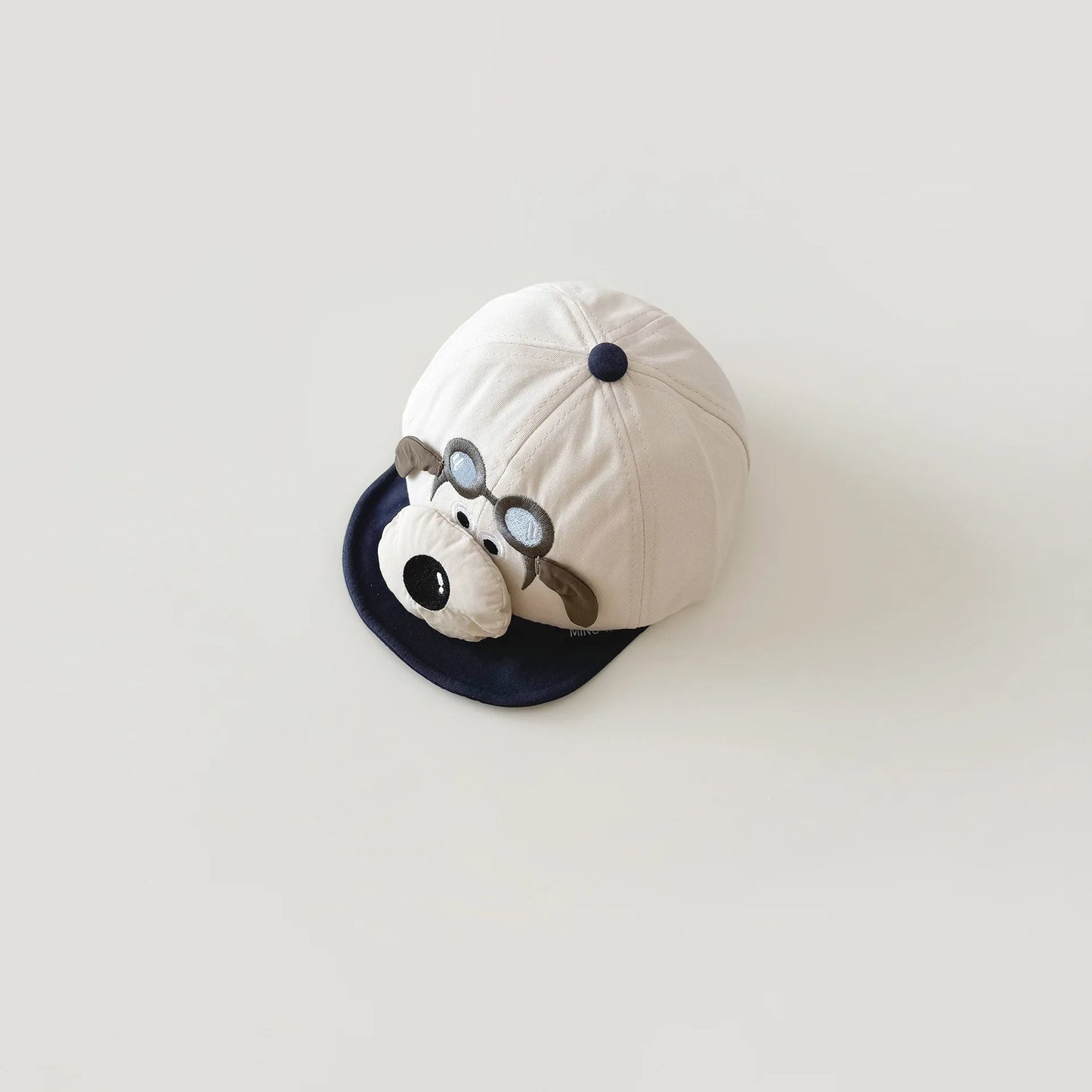 -ベビー帽子キャップ 犬 ドッグ ワンポイント 野球帽 サマーハット【mh0005168】 - mamahalo shop - ベビー用帽子 -  べビー服 - 子供服 - 男の子 - 女の子