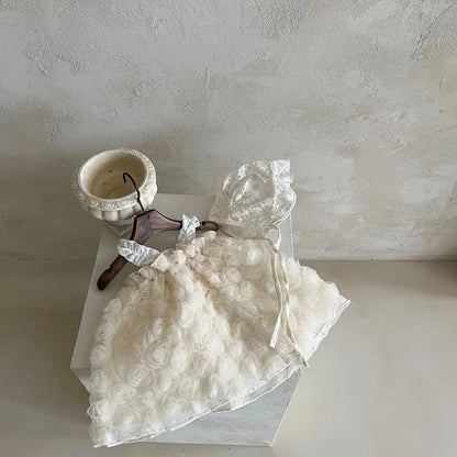 -ベビーキッズワンピース シフォンローズ キャミソールドレスワンピース【mh0004779】 - mamahalo shop - ノースリーブワンピース -  べビー服 - 子供服 - 男の子 - 女の子