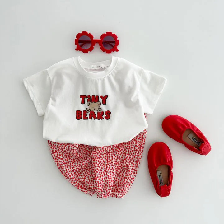 -ベビーパンツ サマーパンツ ルーズパンツ 蚊よけ 外遊びパンツ チェック/ベアくまプリント 4カラー - mamahalo shop - ロングパンツ・スウェットパンツ -  べビー服 - 子供服 - 男の子 - 女の子