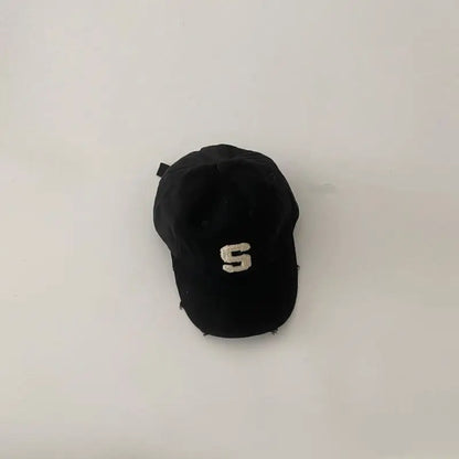 -キッズ帽子 PARISレターロゴワッペン野球帽キャップ【mh0006828】 - mamahalo shop - ベビー用帽子 -  べビー服 - 子供服 - 男の子 - 女の子