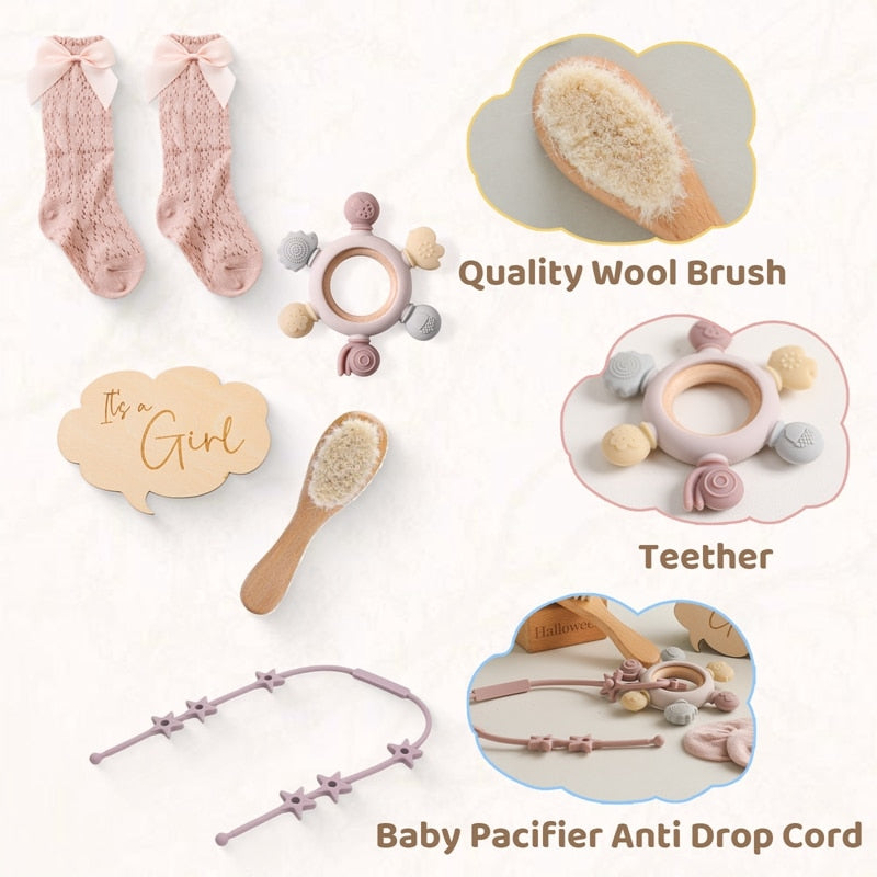 -# ベビー ギフト バースデー 出産祝い ティザー 歯固め ガラガラ ブラシ グルーミングキット タオル ブランケット セット【mh0002631】 - mamahalo shop - ベビー＆キッズ雑貨 -  べビー服 - 子供服 - 男の子 - 女の子