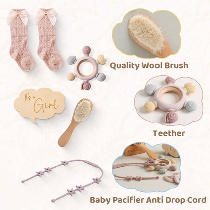 -# ベビー ギフト バースデー 出産祝い ティザー 歯固め ガラガラ ブラシ グルーミングキット タオル ブランケット セット【mh0002631】 - mamahalo shop - ベビー＆キッズ雑貨 -  べビー服 - 子供服 - 男の子 - 女の子