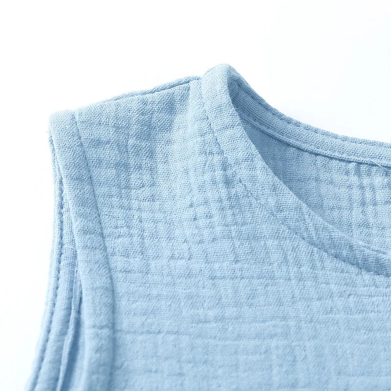 -ベビースリーパー ノースリーブ スリーピングベスト 寝袋 おくるみ モロー反射防止 - mamahalo shop - スリーパー -  べビー服 - 子供服 - 男の子 - 女の子