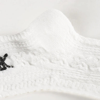 -キッズソックス うさぎ/星スター/リボンショートソックス靴下5足セット【mh0006942】 - mamahalo shop - ベビー用靴下・タイツ -  べビー服 - 子供服 - 男の子 - 女の子