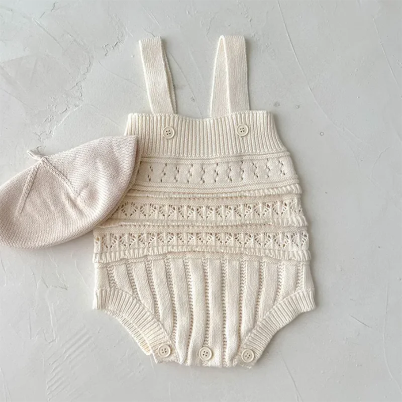 -ベビーワンピース トップス ロンパース レース刺繍ニット フリル 長袖ワンピース 長袖セーター ノースリーブロンパース お出かけ 3スタイル - mamahalo shop - 長袖ワンピース -  べビー服 - 子供服 - 男の子 - 女の子