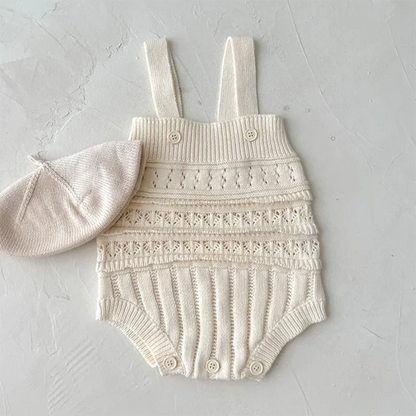 -ベビーワンピース トップス ロンパース レース刺繍ニット フリル 長袖ワンピース 長袖セーター ノースリーブロンパース お出かけ 3スタイル - mamahalo shop - 長袖ワンピース -  べビー服 - 子供服 - 男の子 - 女の子