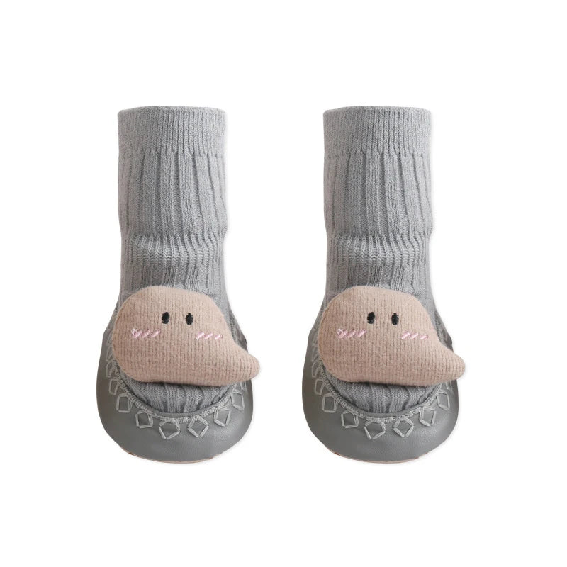 -ベビーソックス ソフト ルームシューズ ファーストシューズ 靴下 室内ばき - mamahalo shop - ベビー用靴下・タイツ -  べビー服 - 子供服 - 男の子 - 女の子