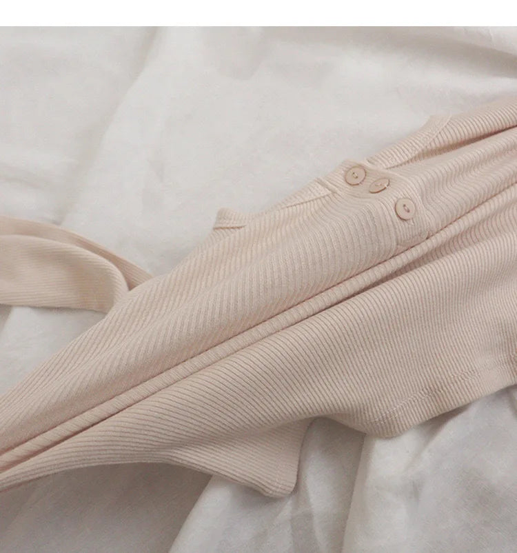 -キッズセットアップ 2点セット 長袖Tシャツ+ロングパンツ シンプルベーシック ルームウェア パジャマ - mamahalo shop - 長袖パジャマ -  べビー服 - 子供服 - 男の子 - 女の子