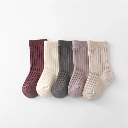 -ベビー キッズ シンプル ソックス 靴下 5足 セット【mh0000159】 - mamahalo shop - ベビー用靴下・タイツ -  べビー服 - 子供服 - 男の子 - 女の子