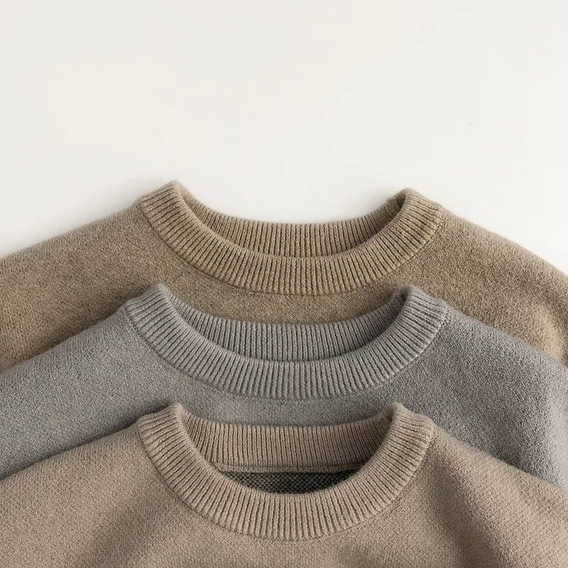 -キッズトップス ニットセーター プルオーバー アニマル柄【mh0006503】 - mamahalo shop - ニット・セーター -  べビー服 - 子供服 - 男の子 - 女の子