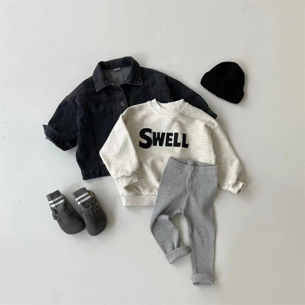 -ベビーパンツ レギンスパンツ ボーダー 無地 シンプルベーシック - mamahalo shop - レギンスパンツ -  べビー服 - 子供服 - 男の子 - 女の子